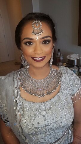 indian hair and makeup for weddings in south flordia 