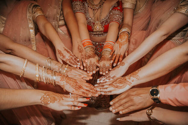 group henna party for wedding and events 