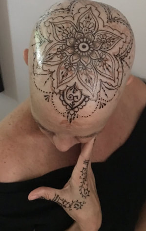 crown of henna courage for cancer patient 