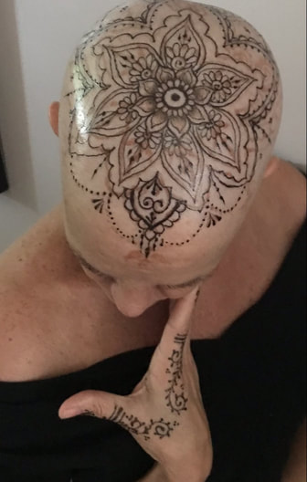 crown henna for patient with cancer or alopecia 