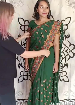 Saree draping services