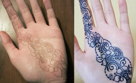 before and after henna tattoo care