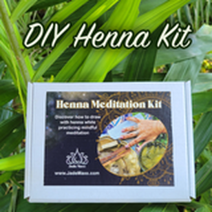 the DIY henna meditation kit for learning how to henna